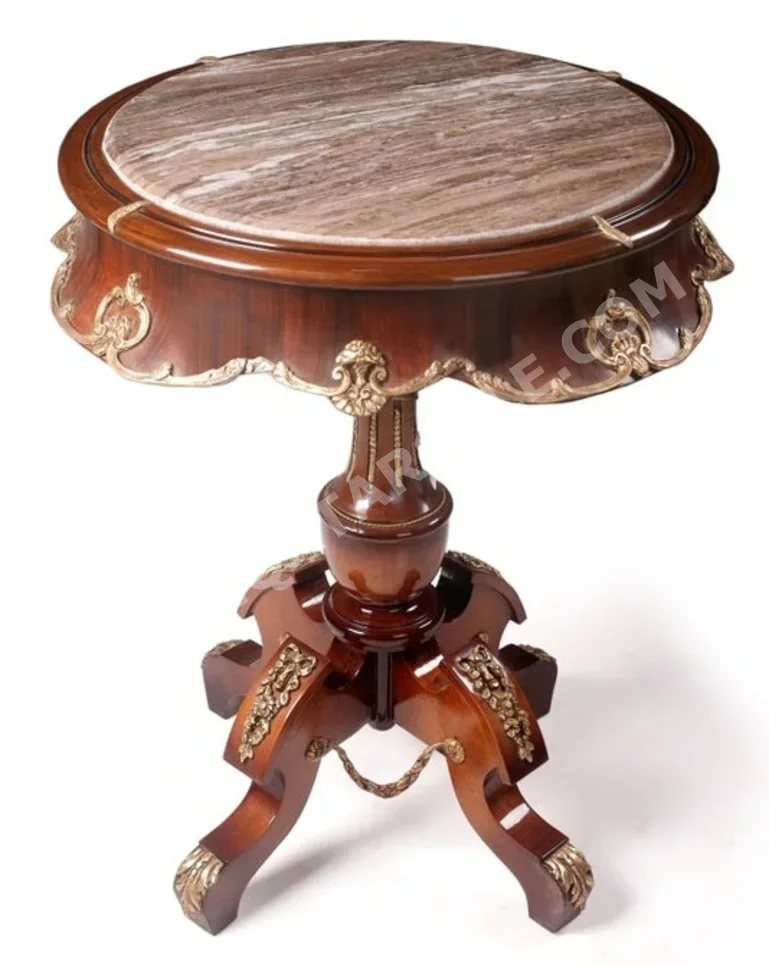 الطاولات والخزائن الجانبية - رخام  - بنى