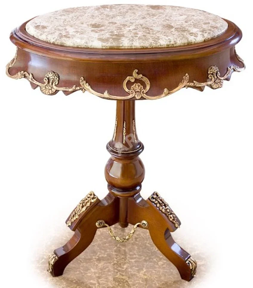 الطاولات والخزائن الجانبية - رخام  - بنى