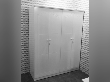 خزائن ودواليب الملابس والزينة - دوحة فيرنيتشر  - خزائن  - أبيض