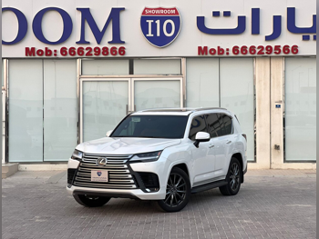 Lexus  LX  600 Luxury  2024  Automatic  6,000 Km  6 Cylinder  Four Wheel Drive (4WD)  SUV  White  With Warranty