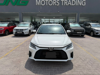 Toyota  Yaris  2023  Automatic  43,000 Km  4 Cylinder  Front Wheel Drive (FWD)  Sedan  White  With Warranty