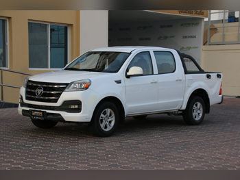 فوتون  بيك اب  2023  عادي  102,000 كم  4 سلندر  سحب امامي  بيكب  أبيض  تحت الضمان