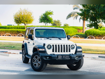 Jeep  Wrangler  Sport  2023  Automatic  10,300 Km  6 Cylinder  Four Wheel Drive (4WD)  SUV  White  With Warranty