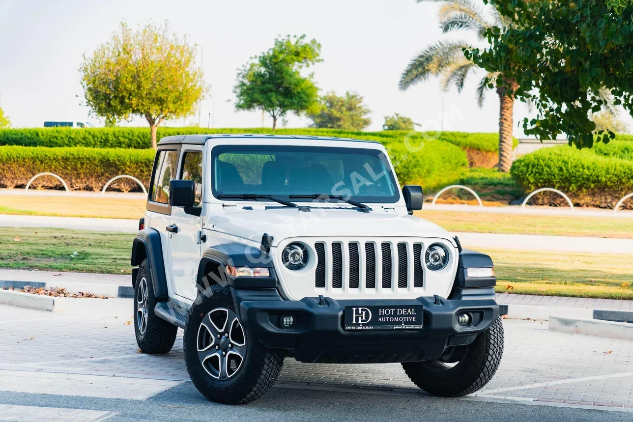 Jeep  Wrangler  Sport  2023  Automatic  10,300 Km  6 Cylinder  Four Wheel Drive (4WD)  SUV  White  With Warranty