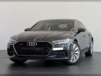 Audi  A7  45 TFSI Quattro  2021  Automatic  78,048 Km  4 Cylinder  All Wheel Drive (AWD)  Sedan  Blue  With Warranty