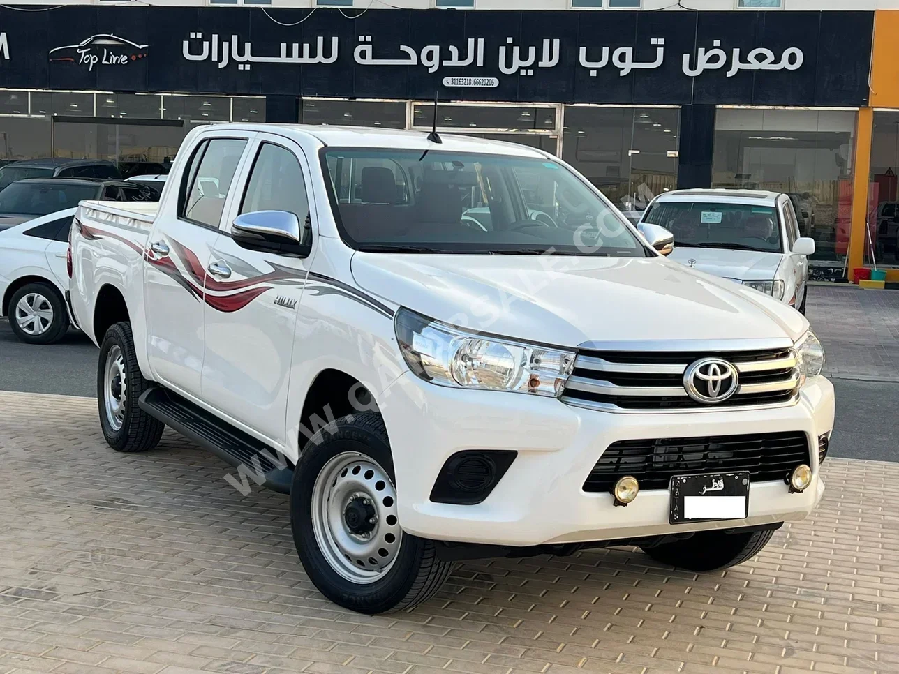 تويوتا  هاي لوكس  2020  اوتوماتيك  70,000 كم  4 سلندر  دفع رباعي  بيكب  أبيض