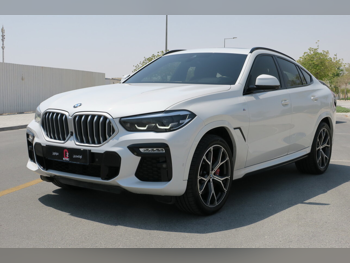 BMW  X-Series  X6  2021  Automatic  80,000 Km  6 Cylinder  Four Wheel Drive (4WD)  SUV  White  With Warranty