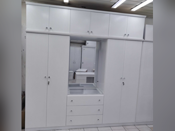 خزائن ودواليب الملابس والزينة - دوحة فيرنيتشر  - خزائن  - أبيض