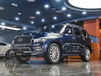 Infiniti  QX  80  2015  Automatic  180,000 Km  8 Cylinder  Four Wheel Drive (4WD)  SUV  Dark Blue