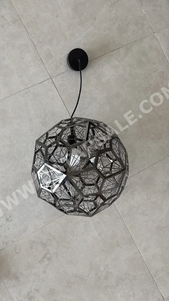 الإضاءة - مصابيح سقف  - أسود