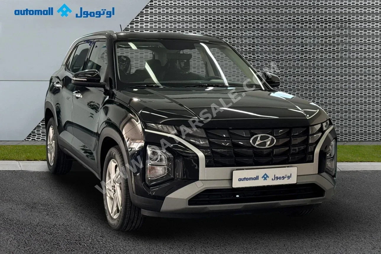 Hyundai  Creta  2025  Automatic  560 Km  4 Cylinder  Front Wheel Drive (FWD)  SUV  Black  With Warranty