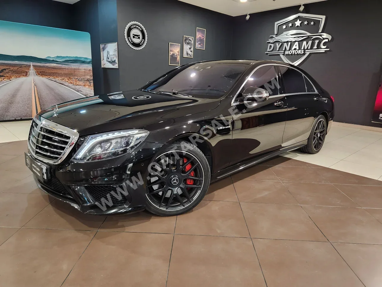 Mercedes-Benz  S-Class  63 AMG  2015  Automatic  55,000 Km  8 Cylinder  All Wheel Drive (AWD)  Sedan  Black
