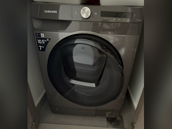 غسالة ملابس & الكل في واحد سامسونج \  وحدة كومبو الكل في واحد  اللون الرمادي