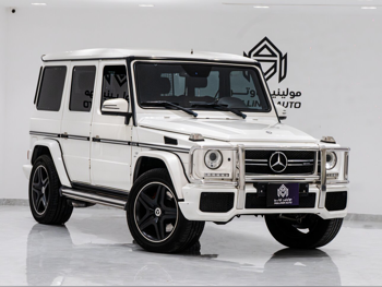 Mercedes-Benz  G-Class  63 AMG  2015  Automatic  161,000 Km  8 Cylinder  Four Wheel Drive (4WD)  SUV  White