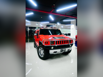 همر  اتش 2  2008  اوتوماتيك  213,000 كم  5 سلندر  دفع رباعي  اس يو في  أحمر