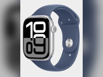 ساعات ذكية - ابل  سيريس 10  - متوافق مع أي او اس  - أزرق