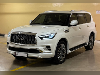 Infiniti  QX  80  2018  Automatic  169,000 Km  8 Cylinder  Four Wheel Drive (4WD)  SUV  White