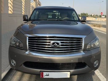 Infiniti  QX  80  2014  Automatic  147,000 Km  8 Cylinder  Four Wheel Drive (4WD)  SUV  Gray