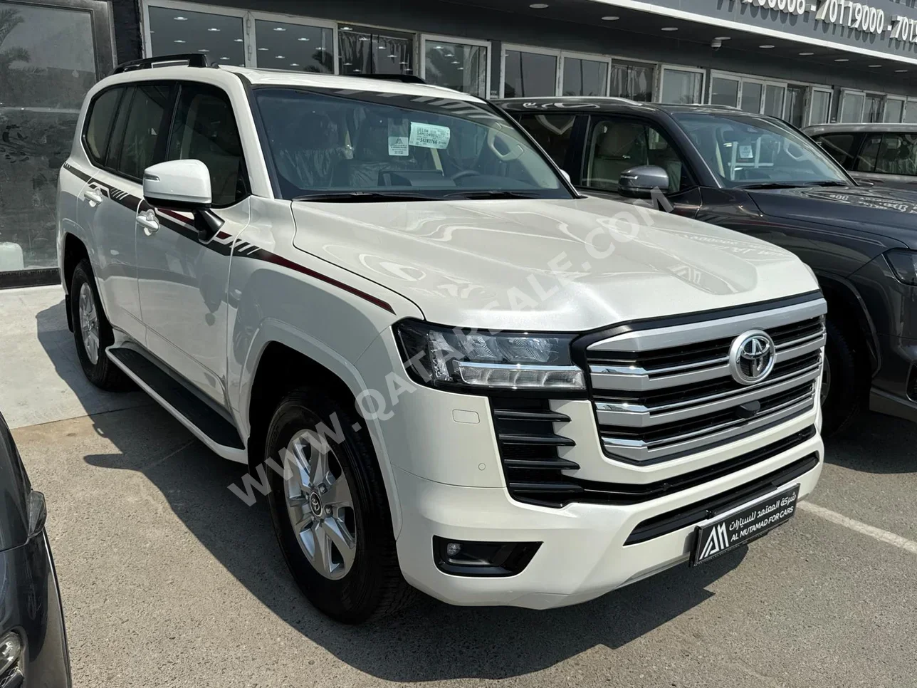 تويوتا  لاند كروزر  جي اكس ار توين توربو  2025  اوتوماتيك  0 كم  6 سلندر  دفع رباعي  اس يو في  أبيض  تحت الضمان