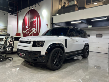 Land Rover  Defender  110 X Dynamic  2023  Automatic  73,000 Km  6 Cylinder  Four Wheel Drive (4WD)  SUV  White  With Warranty