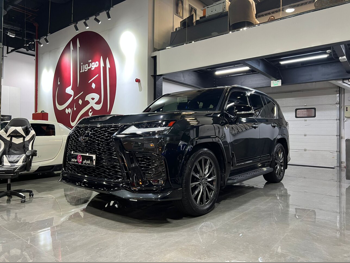 لكزس  ال اكس  600 اف سبورت  2023  اوتوماتيك  67,000 كم  6 سلندر  دفع رباعي  اس يو في  أسود  تحت الضمان