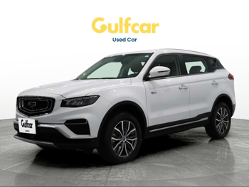 Geely  Azkarra  2023  Automatic  27,735 Km  3 Cylinder  Front Wheel Drive (FWD)  SUV  White  With Warranty