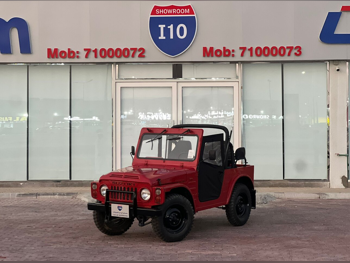 سوزوكي  جمني  1982  اوتوماتيك  60,000 كم  4 سلندر  دفع خلفي  كلاسك  أحمر