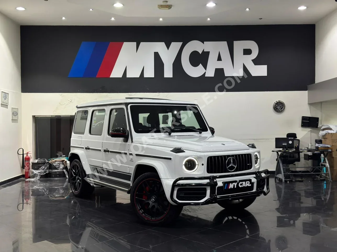 Mercedes-Benz  G-Class  63 AMG  2019  Automatic  2,000 Km  8 Cylinder  Four Wheel Drive (4WD)  SUV  White