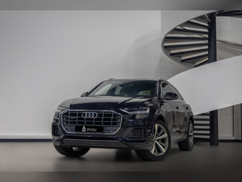 Audi  Q8  TFSI Quattro  2019  Automatic  85,000 Km  6 Cylinder  All Wheel Drive (AWD)  SUV  Dark Blue