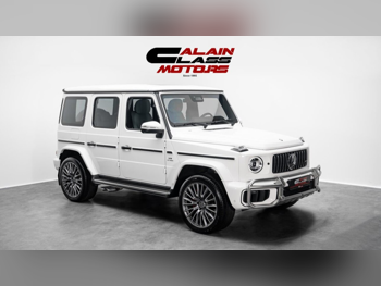 Mercedes-Benz  G-Class  63 AMG  2025  Automatic  3,458 Km  8 Cylinder  Four Wheel Drive (4WD)  SUV  White