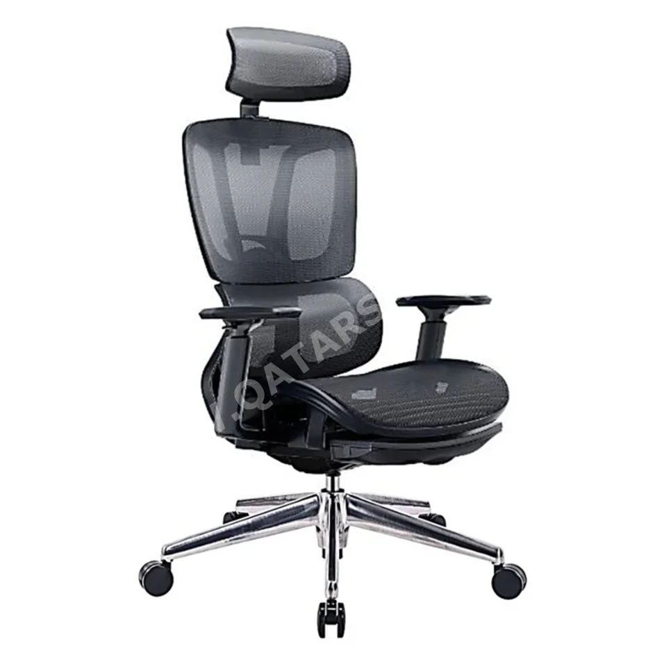 كراسي مكتب ميرير للمفروشات  - كرسي تنفيذي  - أسود