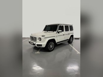 Mercedes-Benz  G-Class  500  2021  Automatic  100,000 Km  8 Cylinder  Four Wheel Drive (4WD)  SUV  White