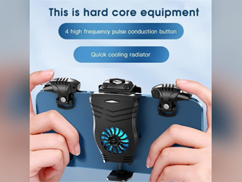 ملحقات اجهزة العاب الفيديو جهاز تحكم  - أسود