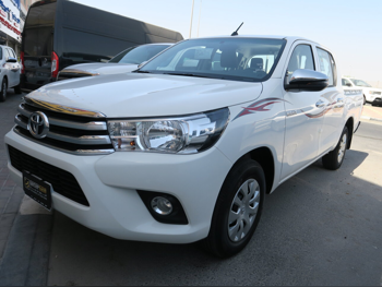 تويوتا  هاي لوكس  2025  اوتوماتيك  0 كم  4 سلندر  دفع خلفي  بيكب  أبيض  تحت الضمان