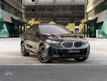 BMW  X-Series  X6 40i  2024  Automatic  37,000 Km  6 Cylinder  Four Wheel Drive (4WD)  SUV  Black  With Warranty