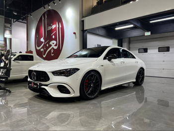 مرسيدس - بنز  سي ال ايه  45 اس اي ام جي  2024  اوتوماتيك  14,000 كم  4 سلندر  دفع خلفي  سيدان  أبيض  تحت الضمان