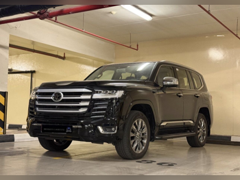 تويوتا  لاند كروزر في اكس ار  6 سلندر  إس يو في 4 في 4  أسود  2024