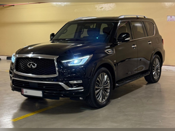 Infiniti  QX  80  2018  Automatic  109,000 Km  8 Cylinder  Four Wheel Drive (4WD)  SUV  Black
