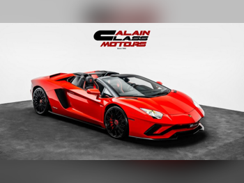 Lamborghini  Aventador  S Roadster  2021  Automatic  9,985 Km  12 Cylinder  All Wheel Drive (AWD)  Convertible  Red