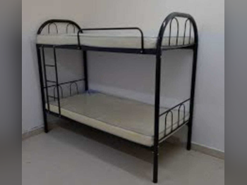 Beds - Double bunk  - Black  - Mattress Included