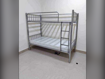 Beds - Double bunk  - Gray  - Mattress Included