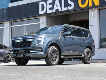 Nissan  Patrol  Titanium  2025  Automatic  32,000 Km  6 Cylinder  Four Wheel Drive (4WD)  SUV  Green  With Warranty