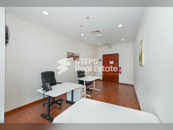 مكاتب تجارية - مفروشة بالكامل  - الدوحة  - الخليج الغربي