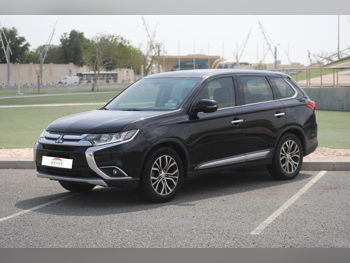 Mitsubishi  Outlander  2016  Automatic  85,000 Km  4 Cylinder  Four Wheel Drive (4WD)  SUV  Black