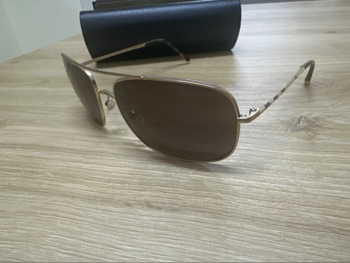 بربري  نظارة شمسية  بنى  بيضوي  رجالي