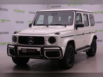 Mercedes-Benz  G-Class  63 AMG  2020  Automatic  131,000 Km  8 Cylinder  Four Wheel Drive (4WD)  SUV  White