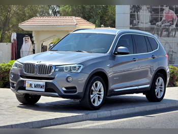 BMW  X-Series  X3  2016  Automatic  118,000 Km  4 Cylinder  Four Wheel Drive (4WD)  SUV  Gray