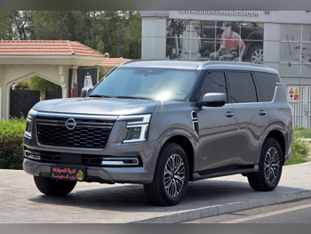 Nissan  Patrol  Titanium Turbo  2025  Automatic  7,000 Km  6 Cylinder  Four Wheel Drive (4WD)  SUV  Gray  With Warranty