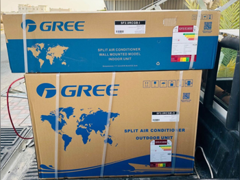مكيفات الهواء جريي  يشمل التحكم عن بعد  ضمان  مع التسليم  مع التركيب