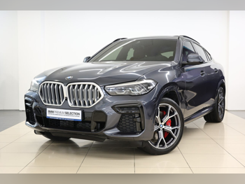 بي ام دبليو  الفئة - اكس  اكس 6  2022  اوتوماتيك  12,800 كم  6 سلندر  دفع رباعي  اس يو في  رمادي  تحت الضمان